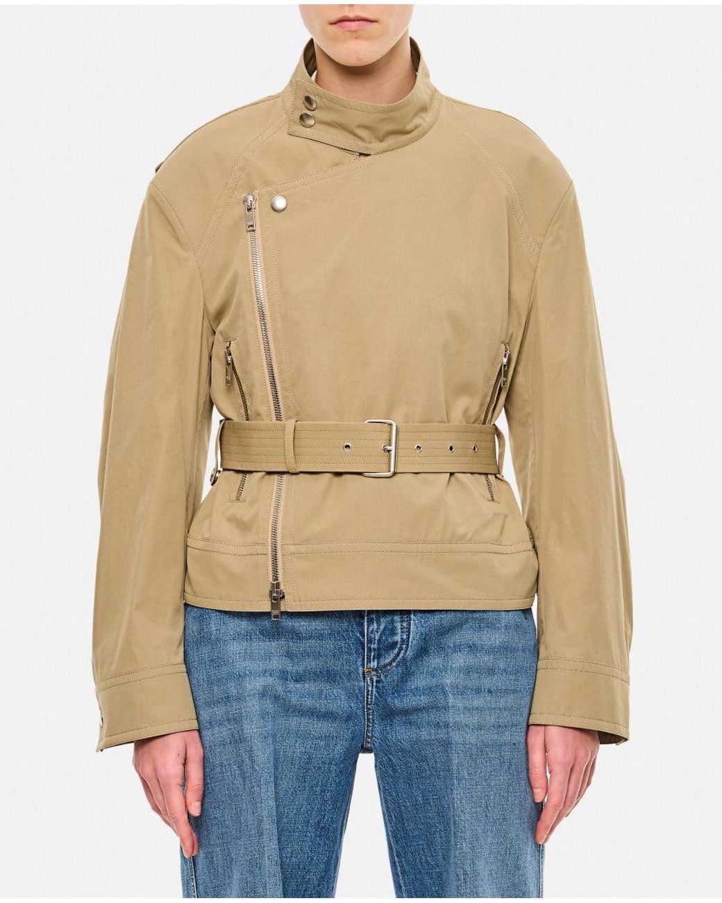 Bottega Veneta Blue Compact Cotton Blouson