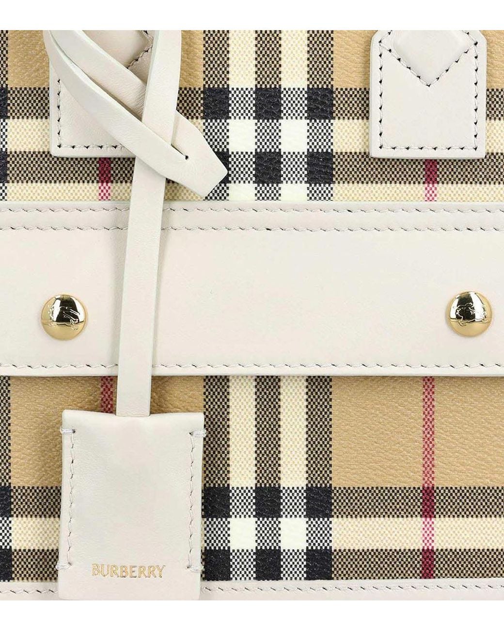 Burberry Natural Freya Mini Tote