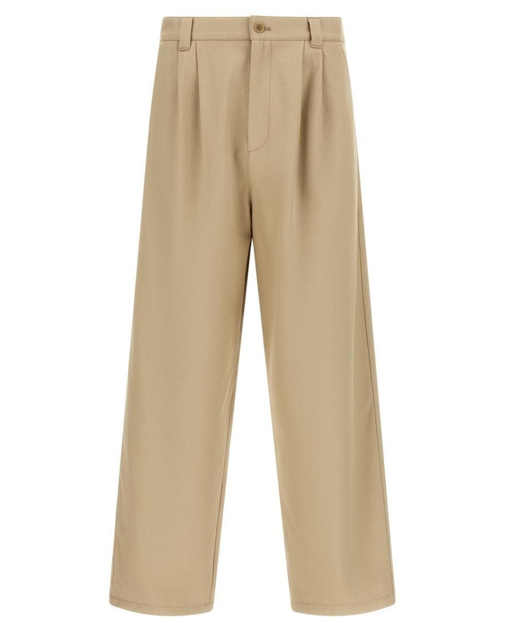 A.P.C. Natural Light Pleated Pants for men