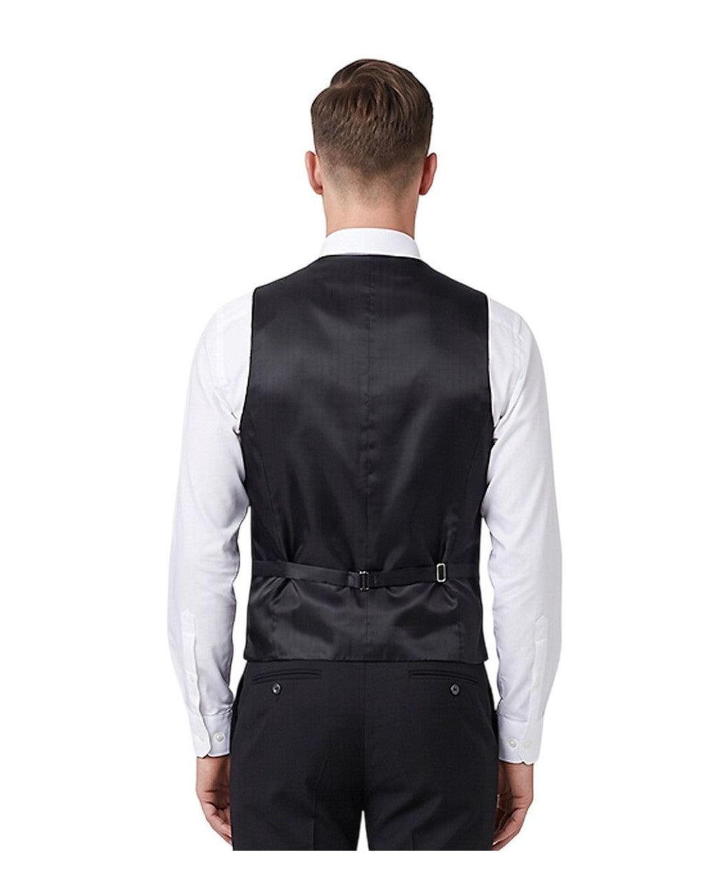 Corneliani Blue Shawl Lapel Waistcoat for men