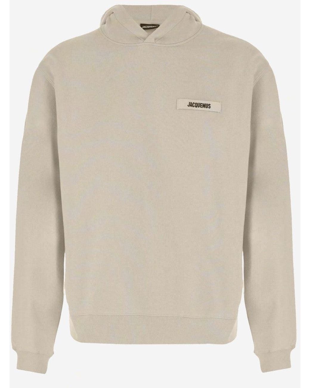 Jacquemus Natural Logo Hoodie for men