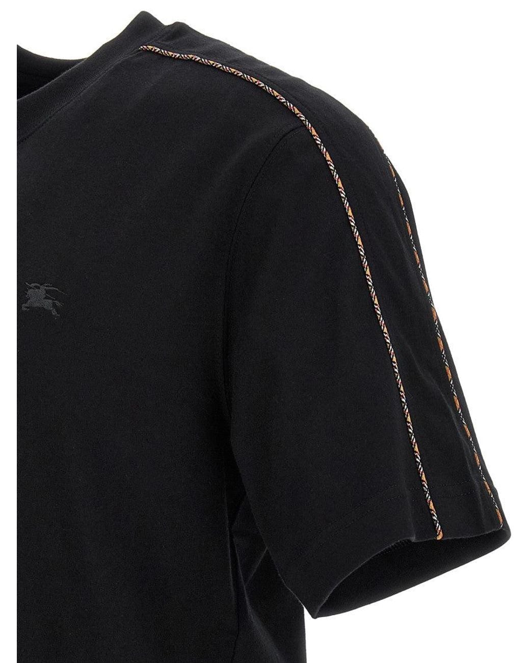 Burberry Black Crew Neck T-Shirt for men
