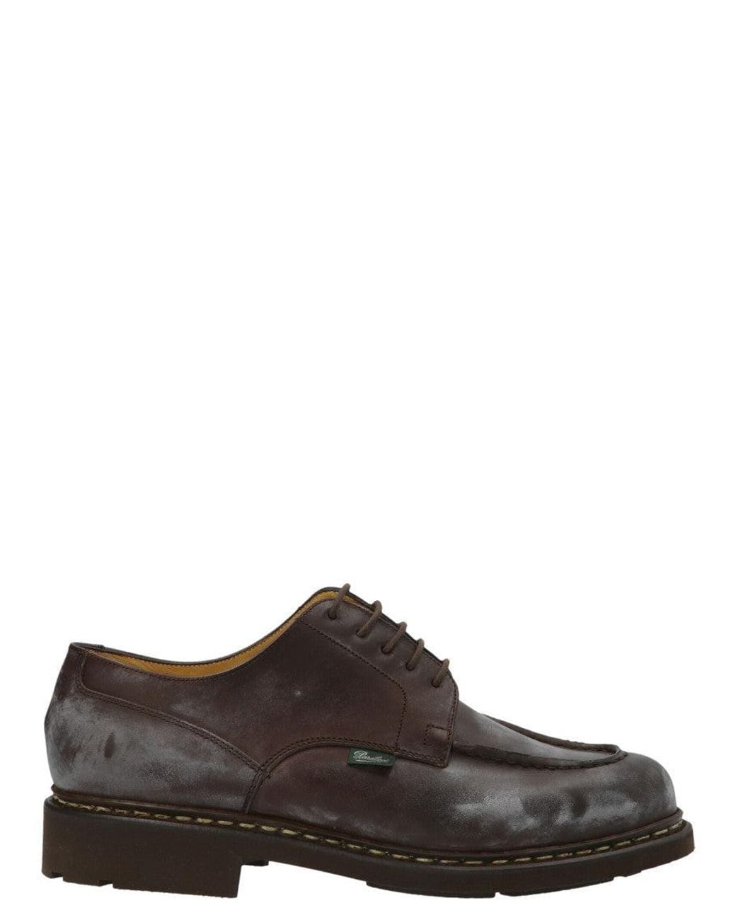 Paraboot Brown Chambord Derby Shoes for men