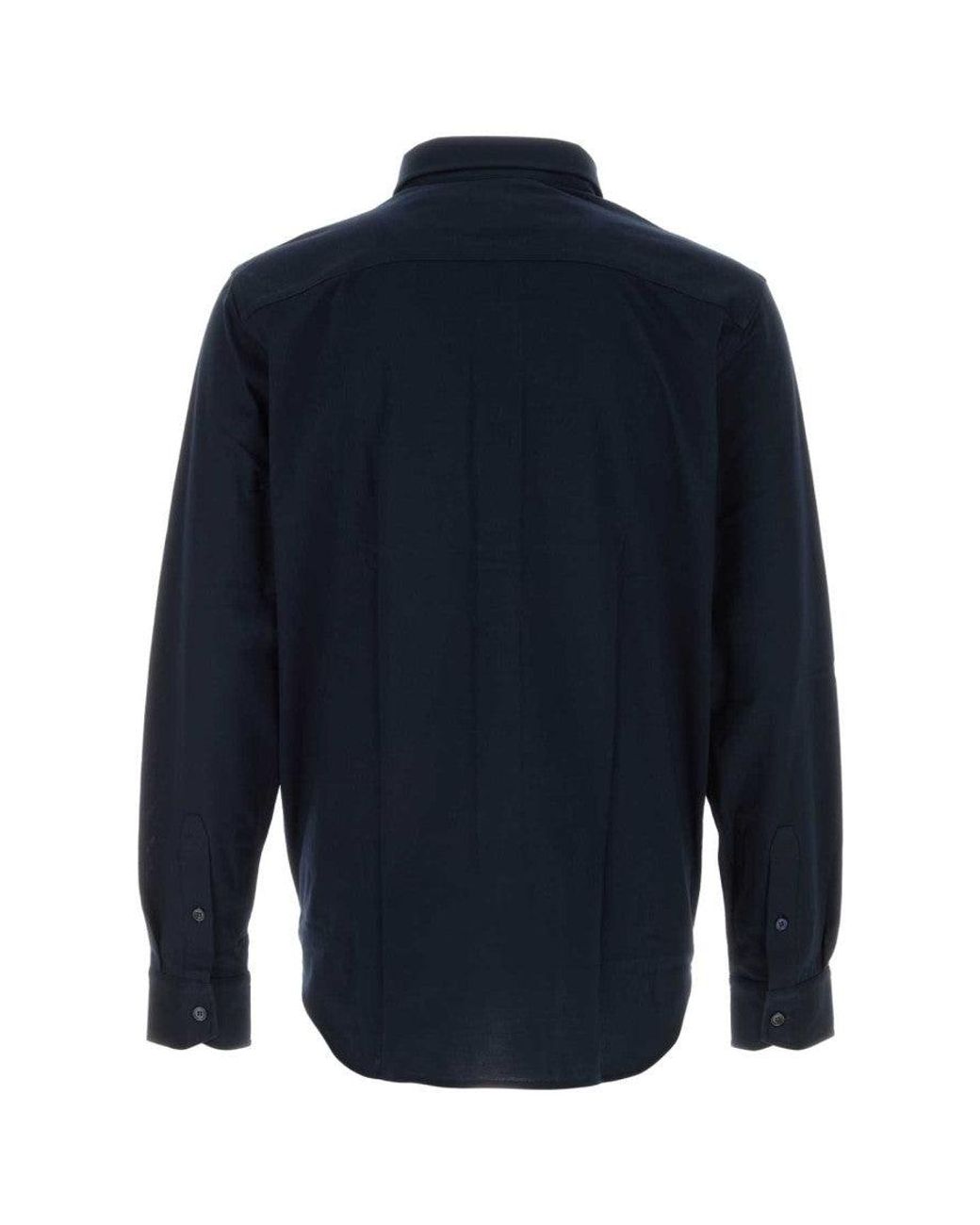 Brioni Blue Midnight Regular Shirt for men