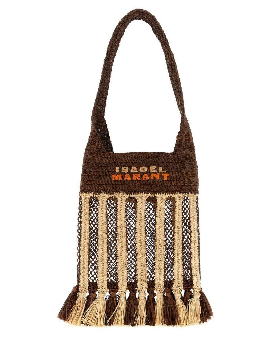 Isabel Marant Brown Praia Small Shoulder Bag