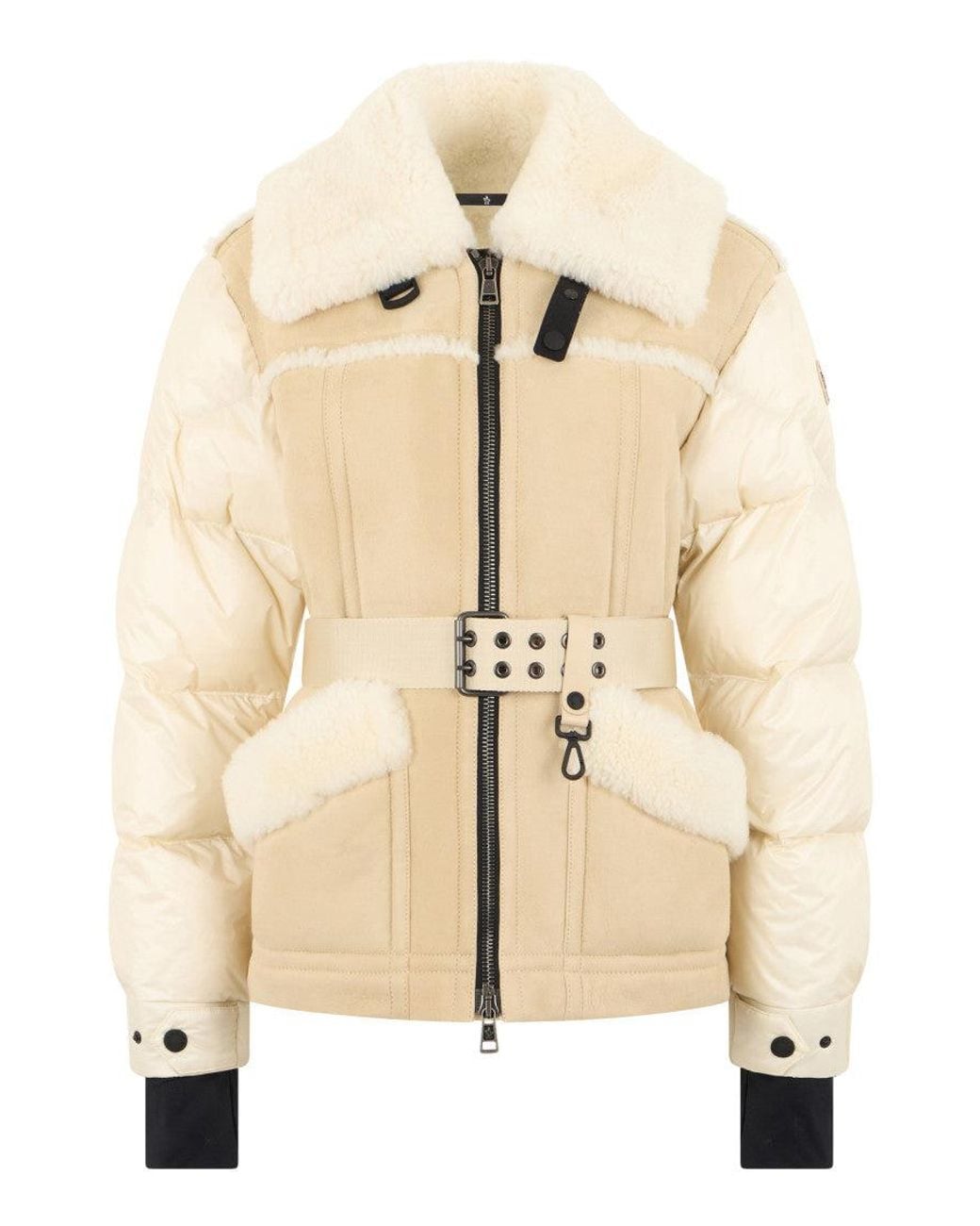 Moncler Natural Shirt Collar Jacket