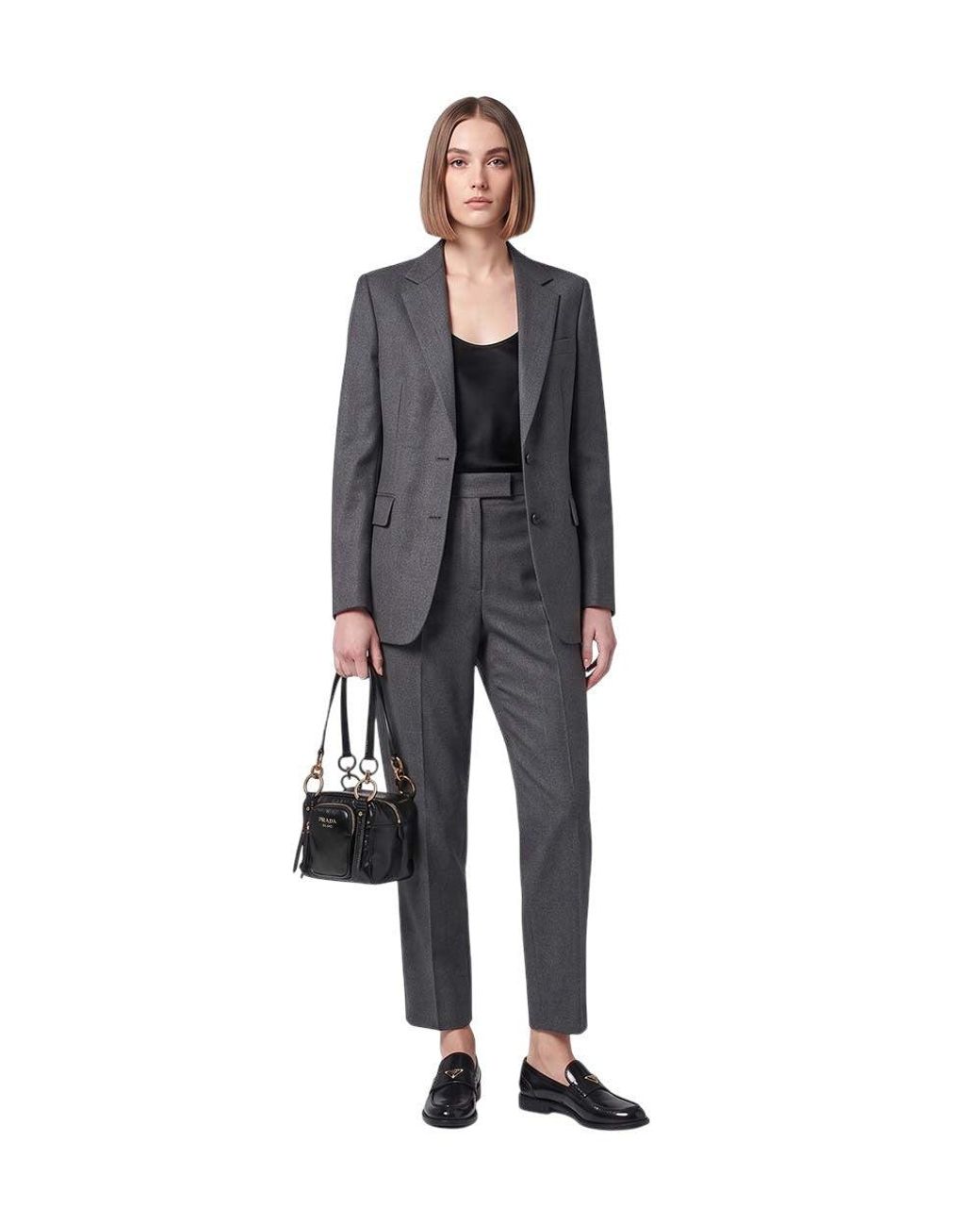 Prada Black Dangle Mini Shoulder Bag