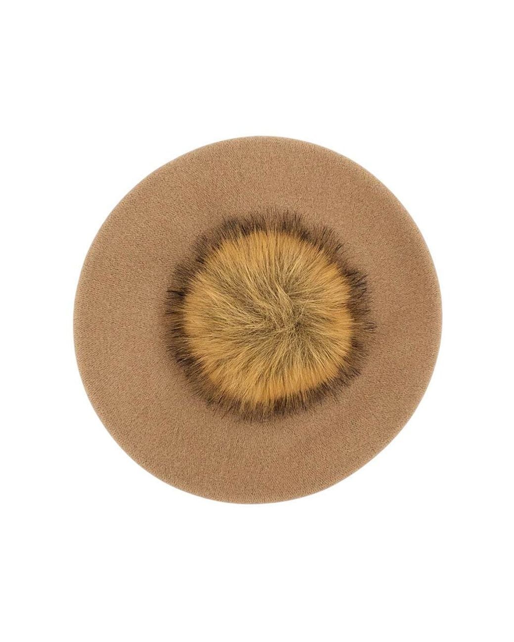 Borsalino Natural Textured Beret Hat