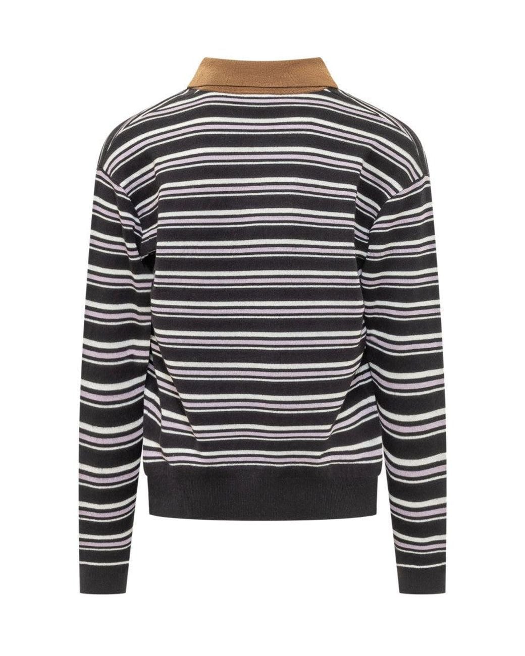 Drole de Monsieur Blue Dark Stripes Polo for men