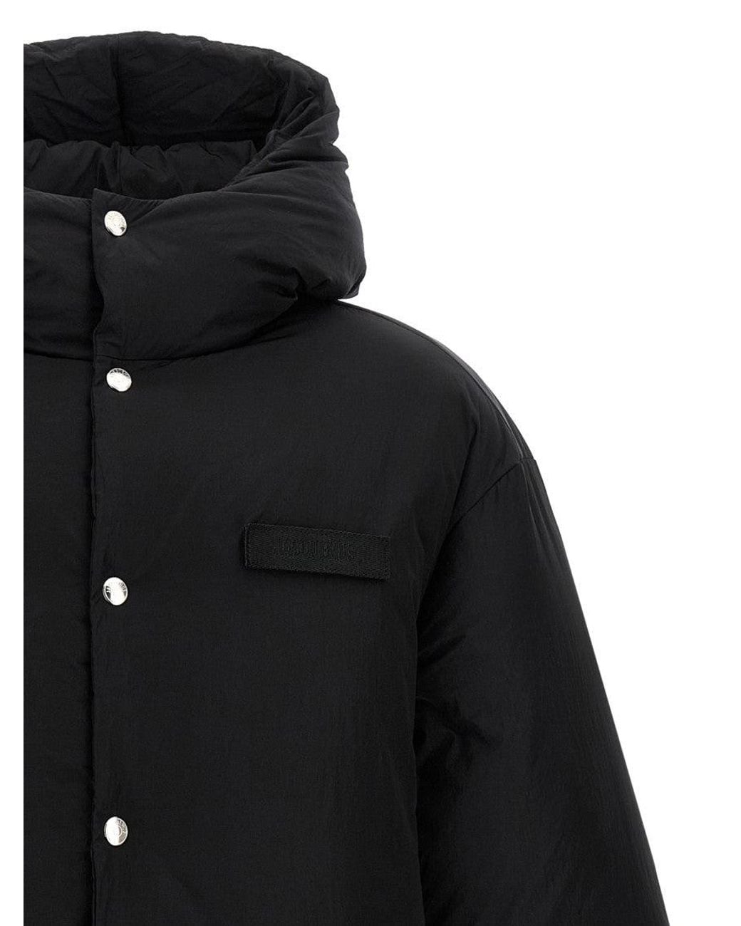 Jacquemus Black Logo Hood Jacket for men