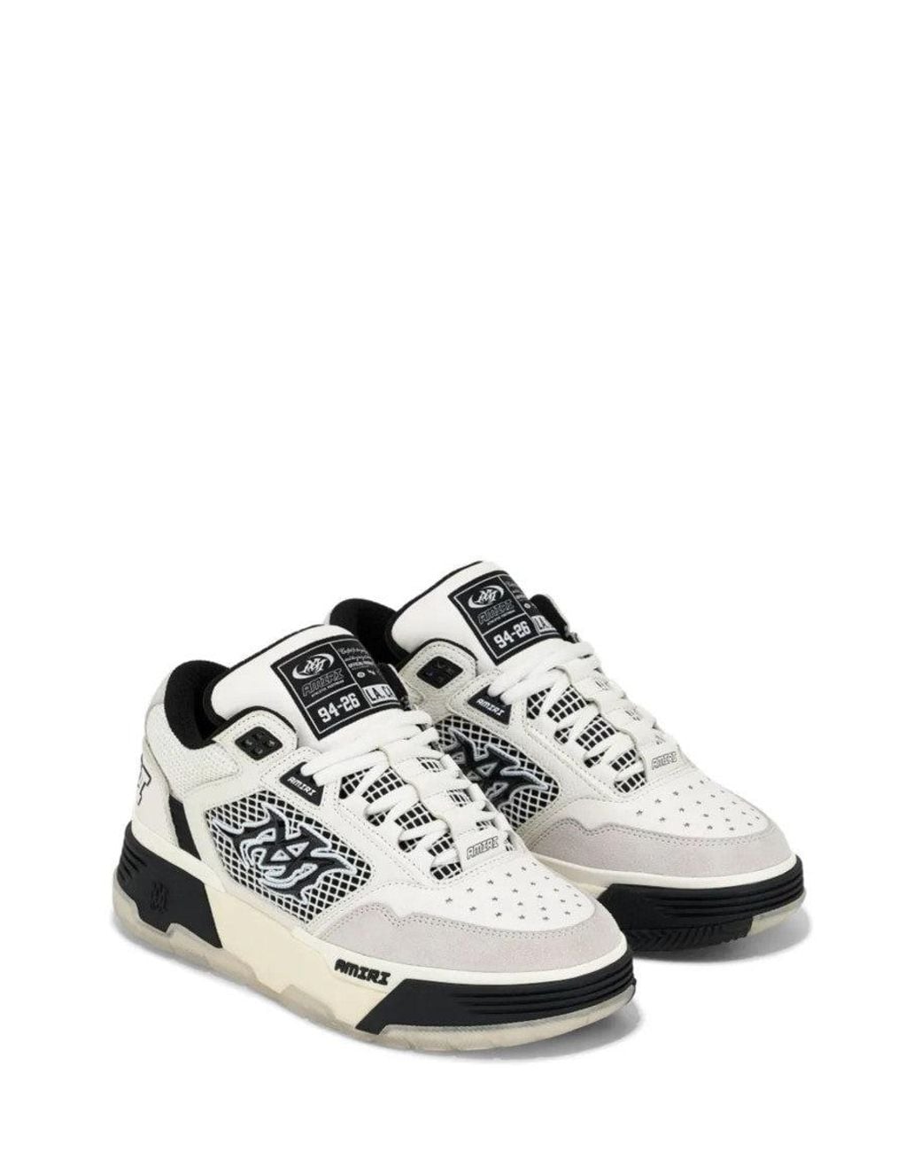Amiri White Logo Collection Sneakers for men