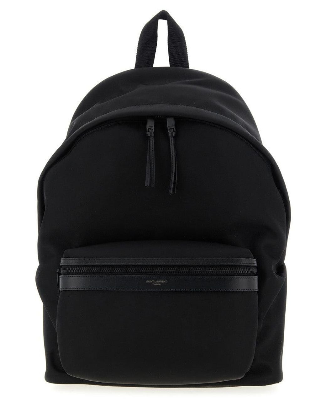 Saint Laurent Black 'City' Backpack for men
