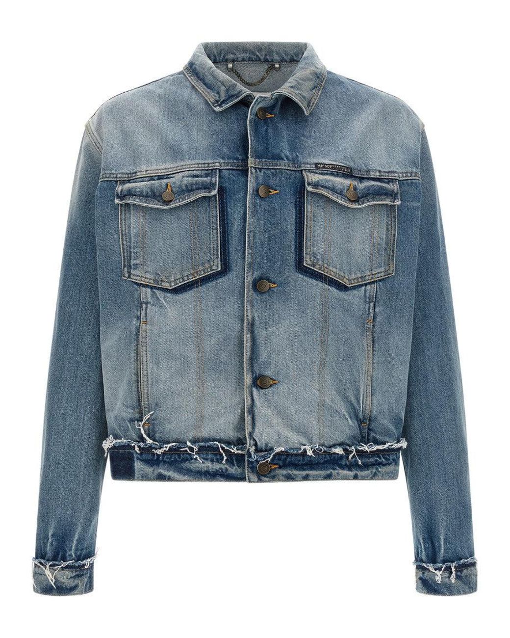 Maison Margiela Blue Light Denim Jacket for men