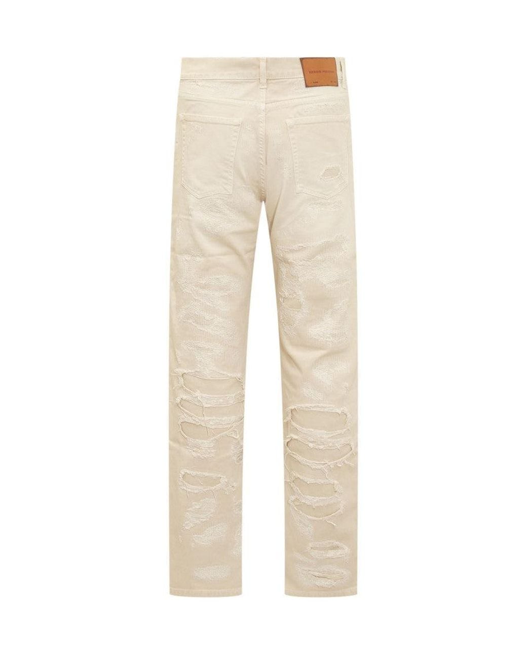 Heron Preston Natural Straight Jeans for men