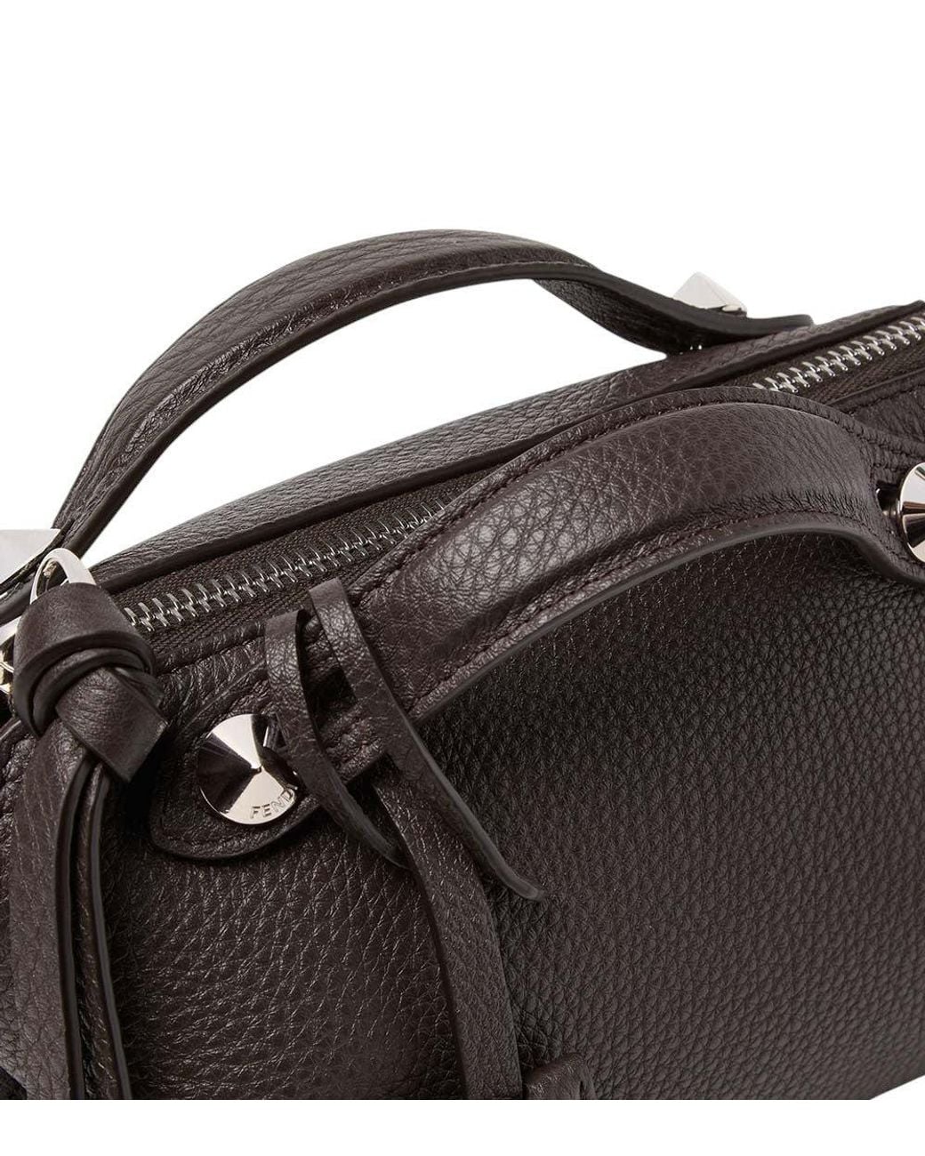 Fendi Brown Dark By The Way Mini Duffle Bag