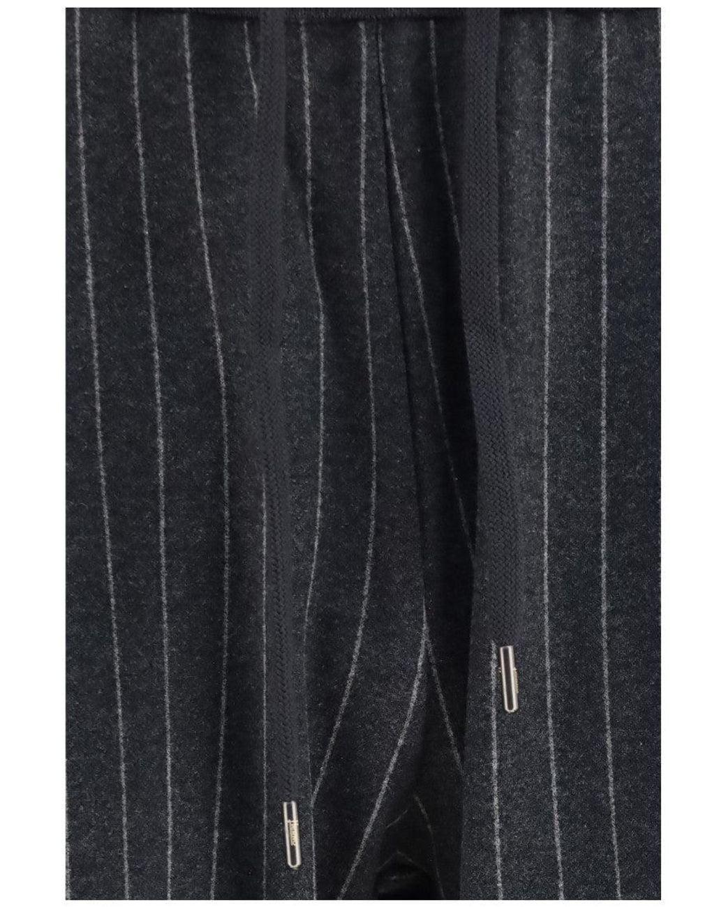 Herno Blue Dark Drawstring Trousers for men