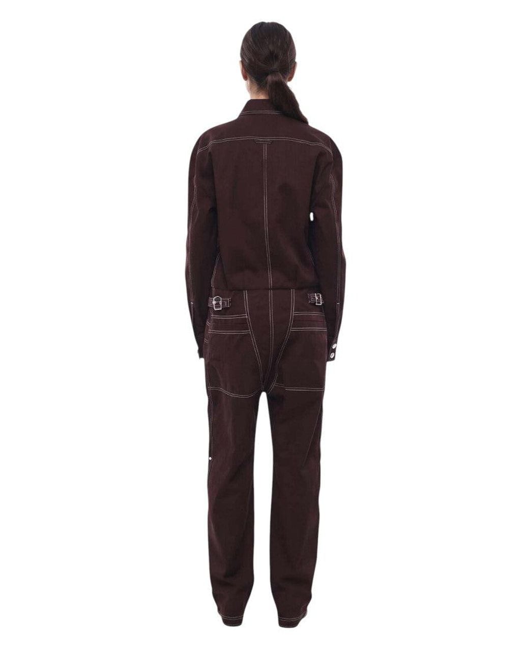 Stella McCartney Multicolor Shirt Collar Jumpsuit