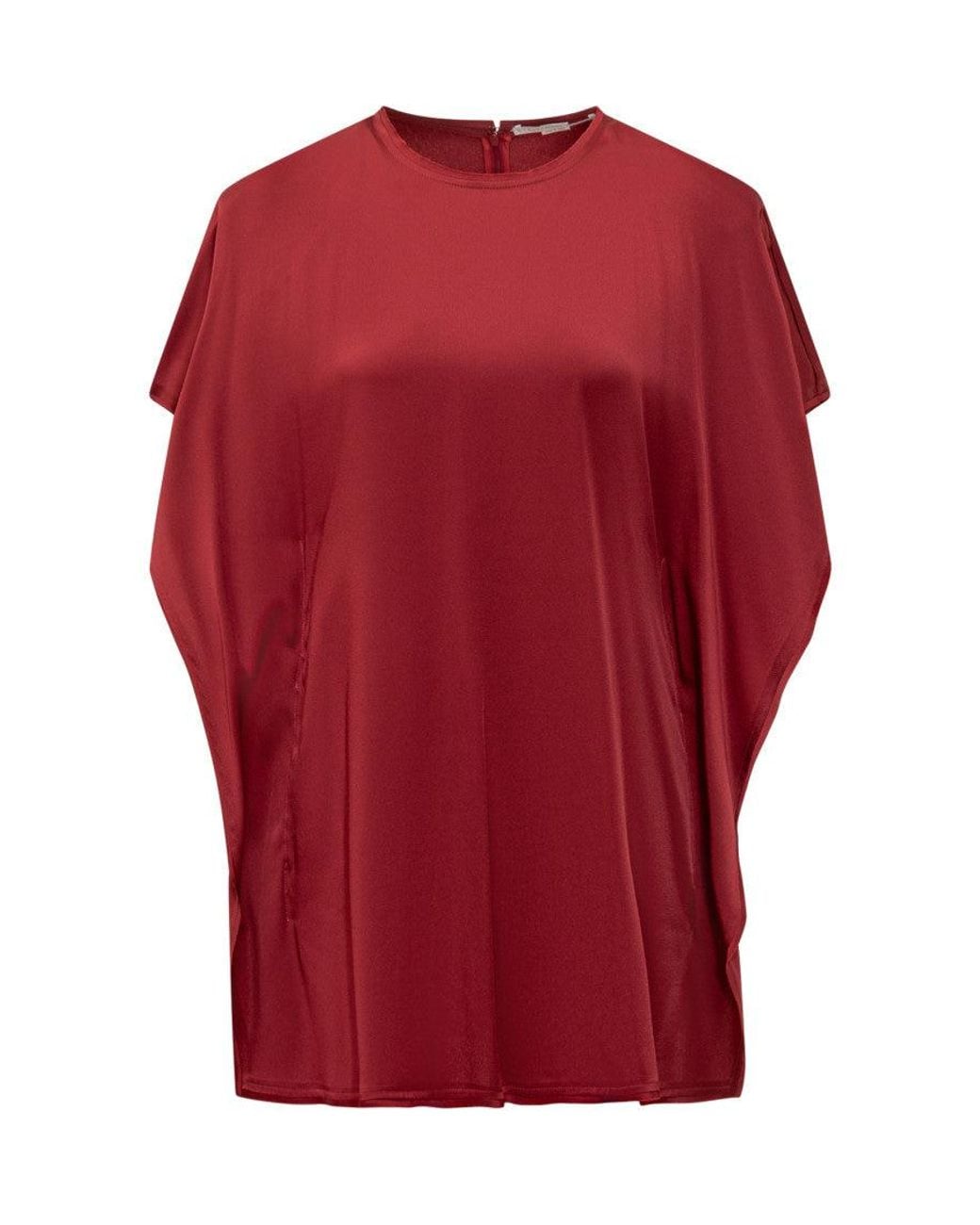 Stella McCartney Red Round Neck Mini Dress