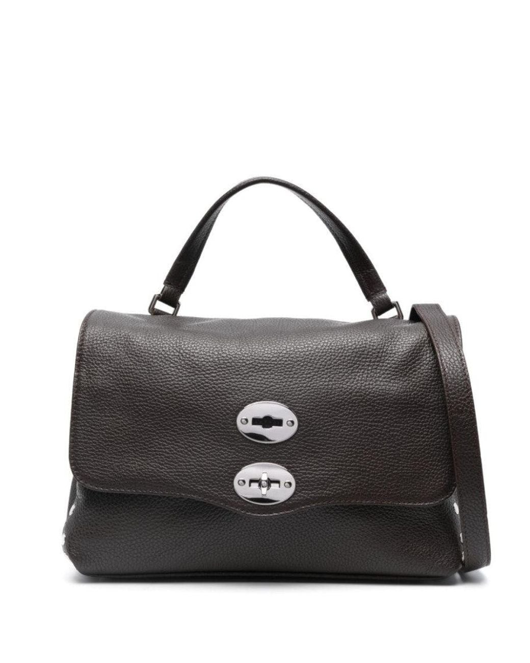 Zanellato Black Dark Postina Satchel