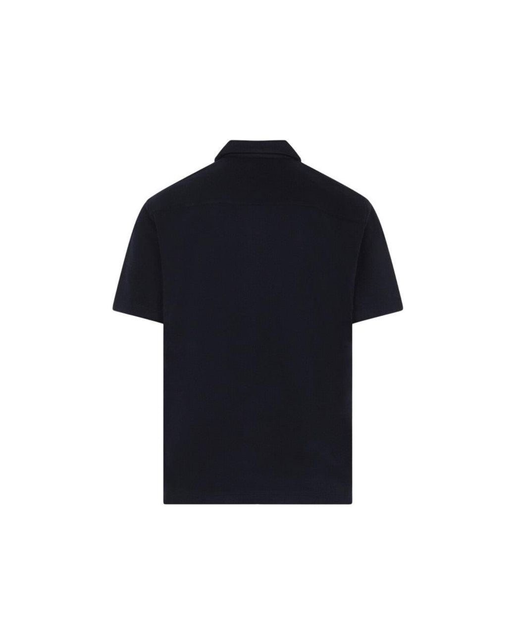 Ralph Lauren Black Solid Polo for men