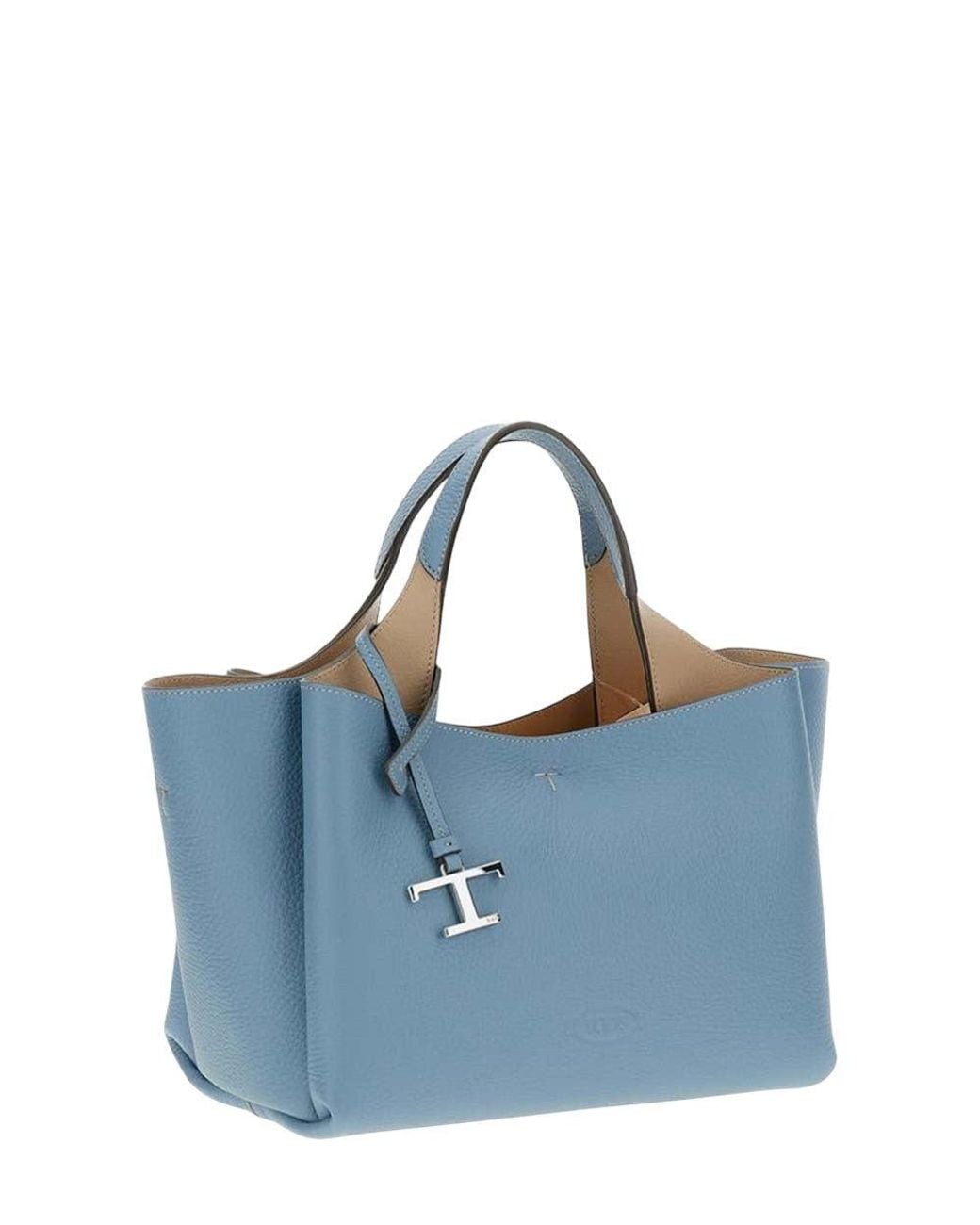Tod's Blue Logo Small Tote