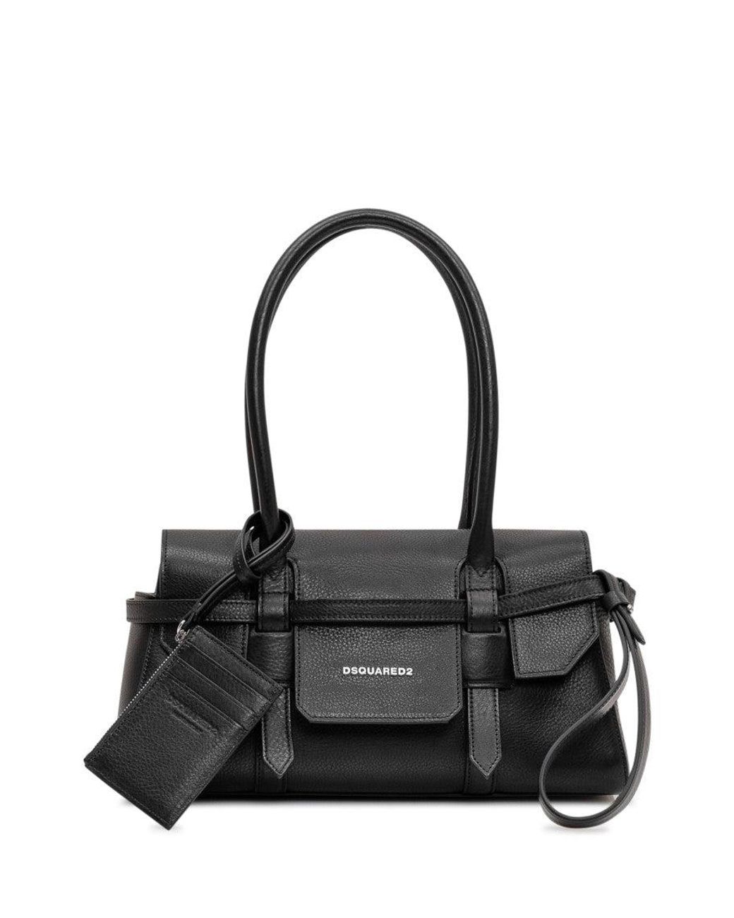 DSquared² Black Twin Medium Shoulder Bag