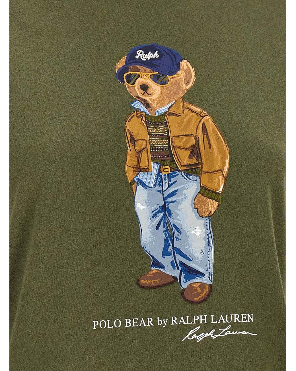 Polo Ralph Lauren Green Graphic Crew Neck T-Shirt
