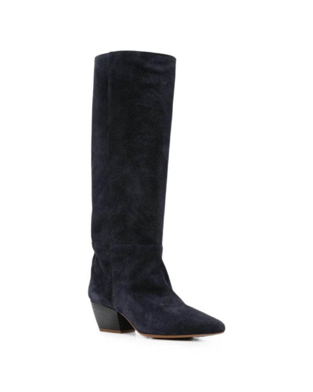 Forte_forte Blue Suede High Boots