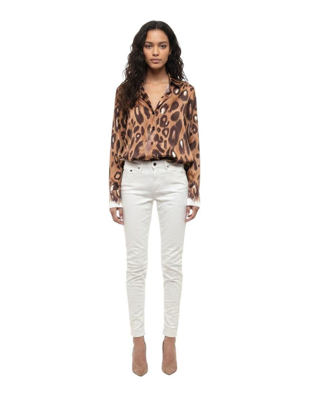 Woolrich White Skinny Mid Rise Jeans