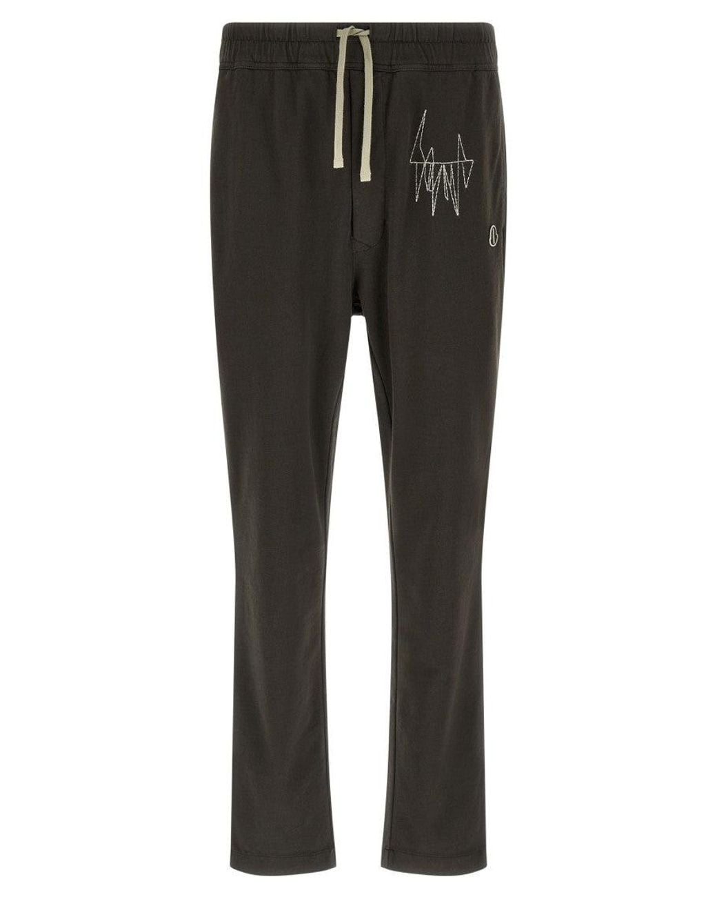 Rick Owens Gray Moncler + 'Jogger' Joggers for men