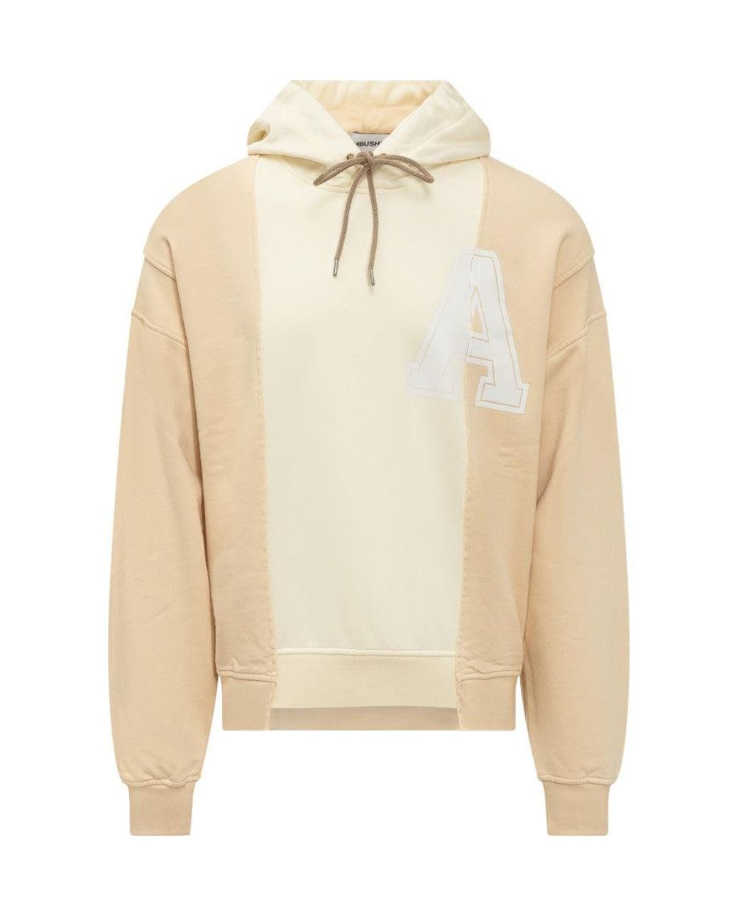 Ambush Natural Off Hood Sweatshirt for men