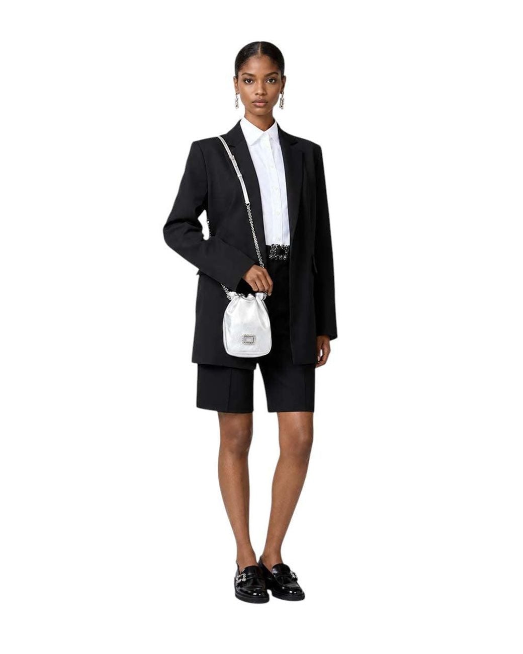 Roger Vivier Metallic Pilgrim Mini Shoulder Bag