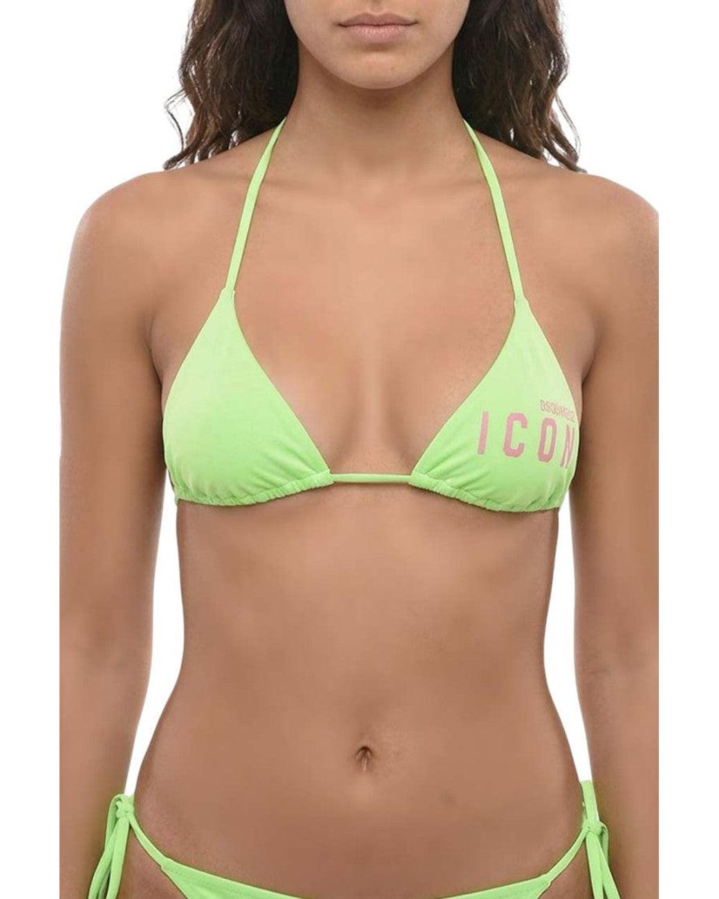 DSquared² Green Logo Swimwear