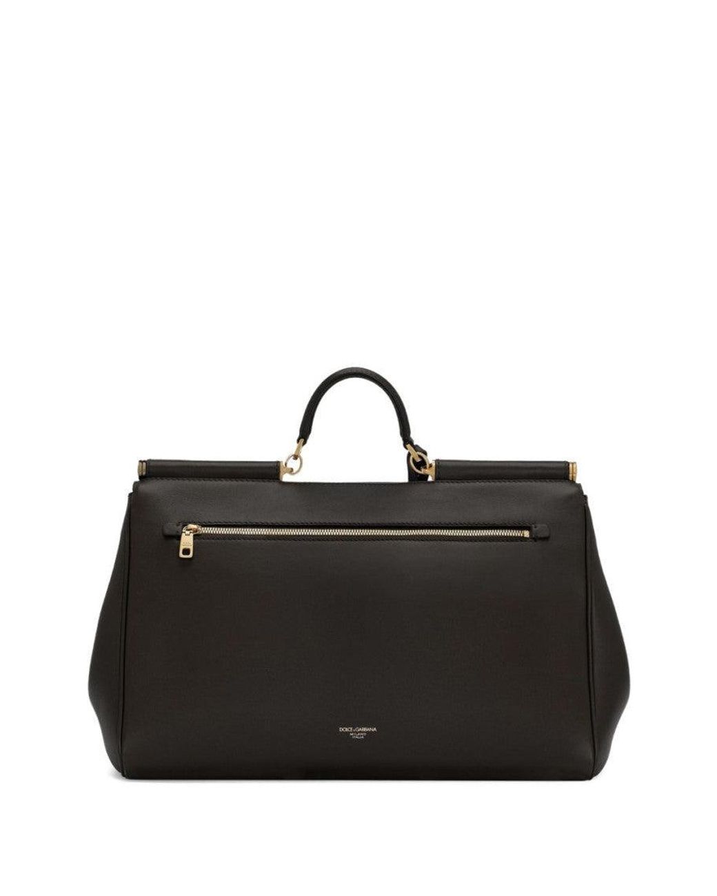 Dolce & Gabbana Black Sicily Satchel