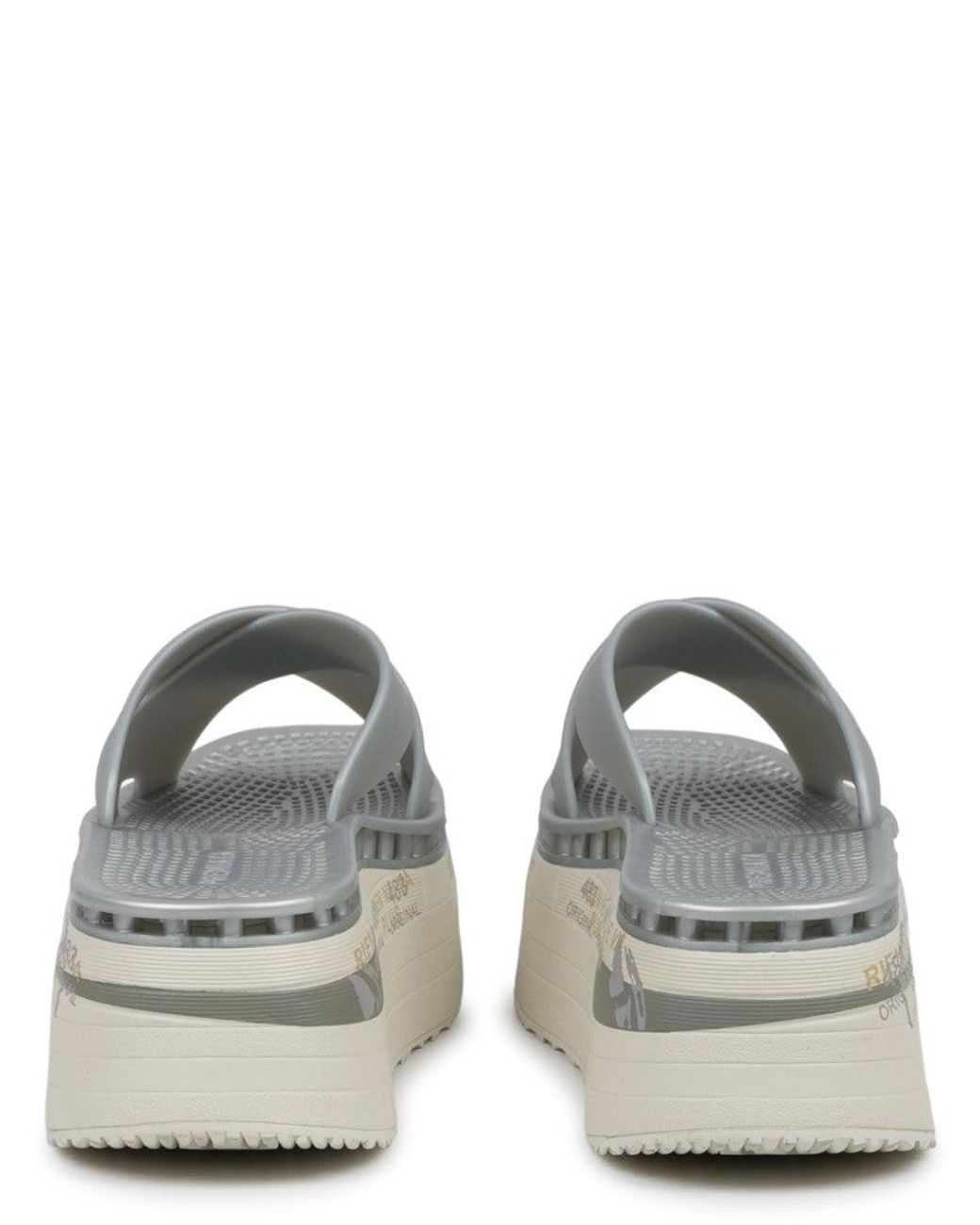 Premiata Gray Solid Moura Sandals