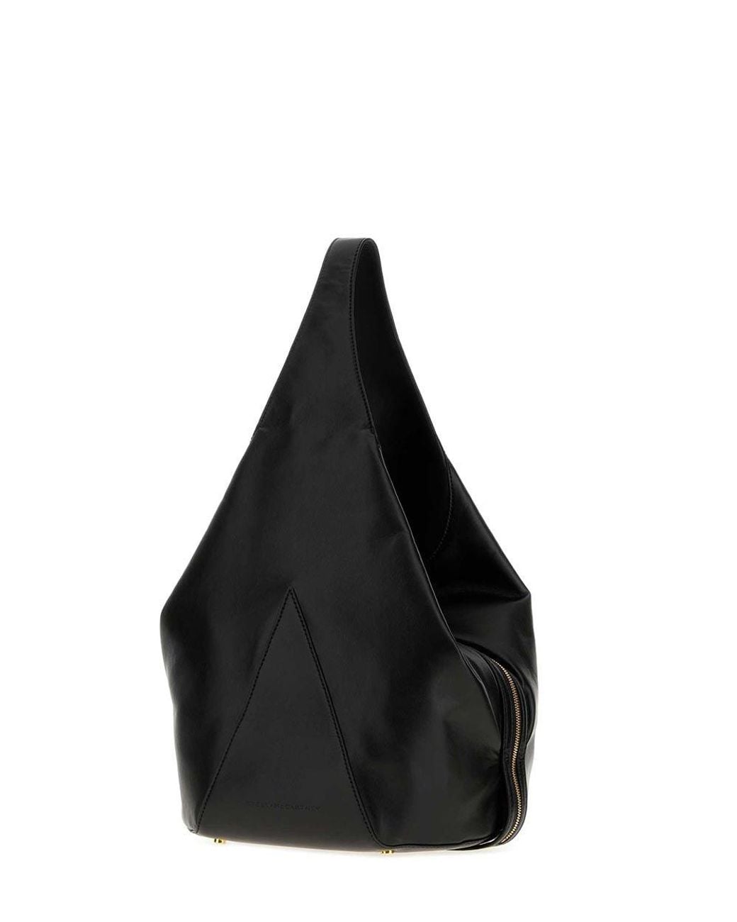 Stella McCartney Black Appaloosa Medium Bucket Bag