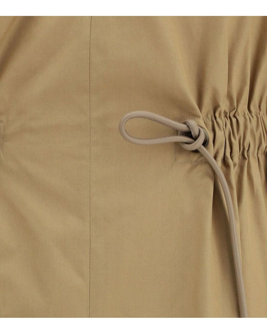 Max Mara Natural Shirt Collar Midi Dress