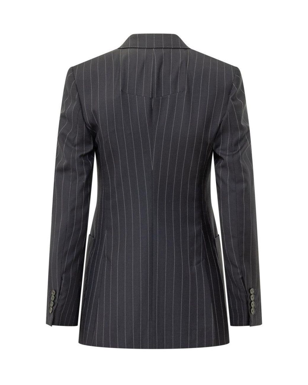 Givenchy Black Double Breasted 100% Wool Blazer Jacket for men