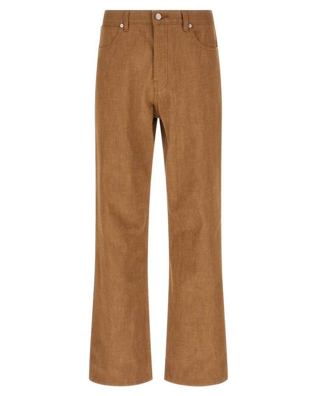 A.P.C. Brown Mid Rise Jeans for men