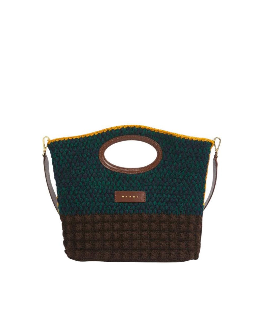 Marni Black Knotty Clutch