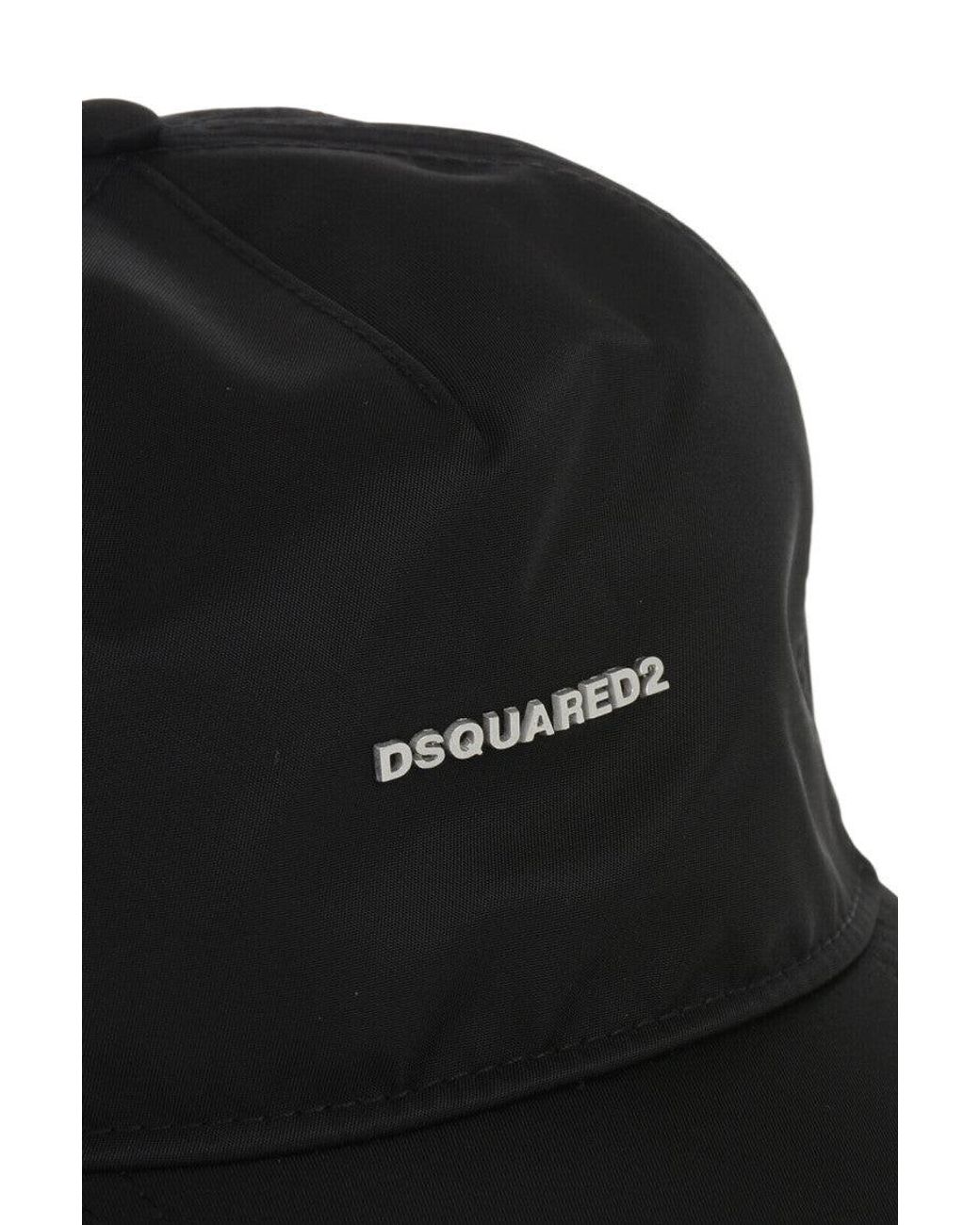 DSquared² Black Solid Baseball Cap