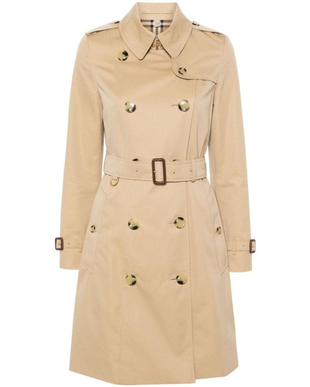 Burberry Natural Chelsea Cotton Trench Coat
