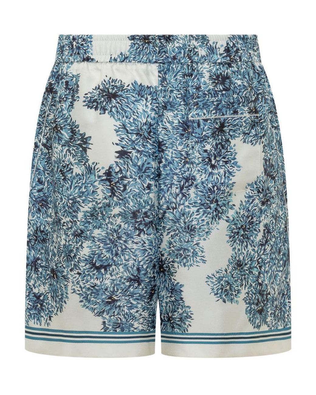 Givenchy Blue Floral Shorts for men
