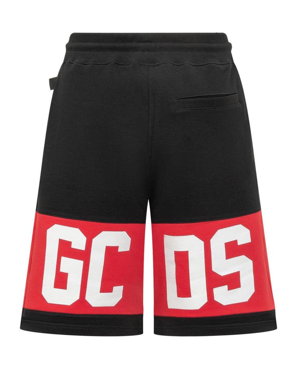 Gcds Black Logo Shorts for men