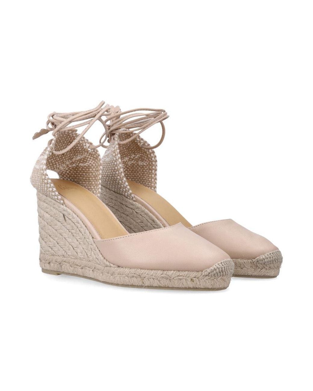 Castaner Natural Woven Carina Wedges