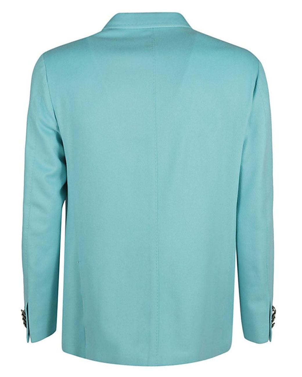 Sartorio Napoli Blue Sky Single-Breasted Wool Blazer for men