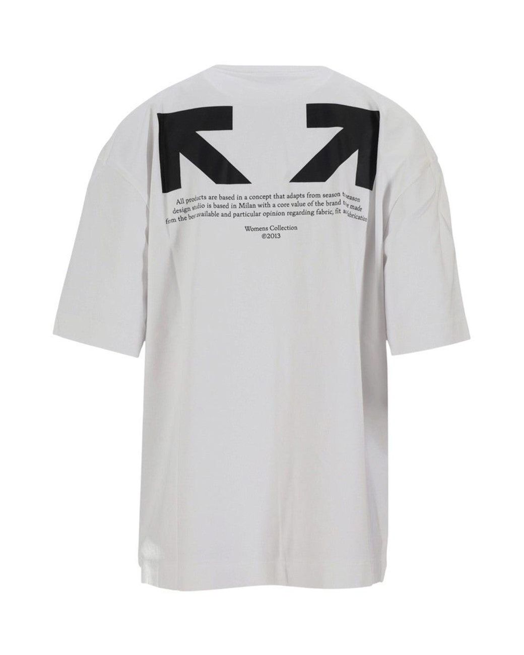 Off-White c/o Virgil Abloh White Crew Neck T-Shirt