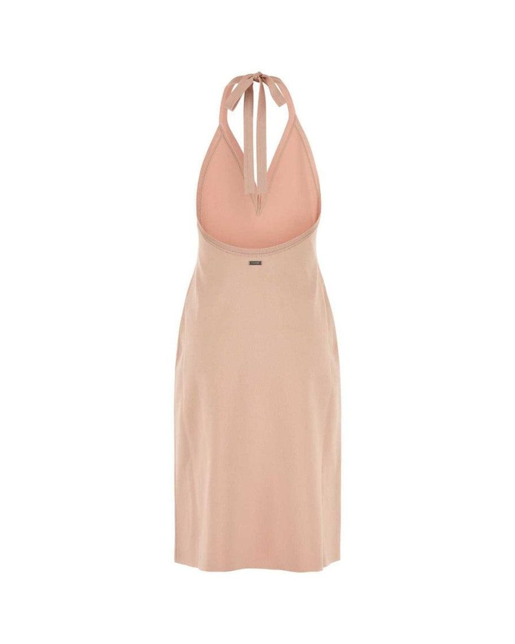 Ferragamo White Stretch Viscose Blend Dress