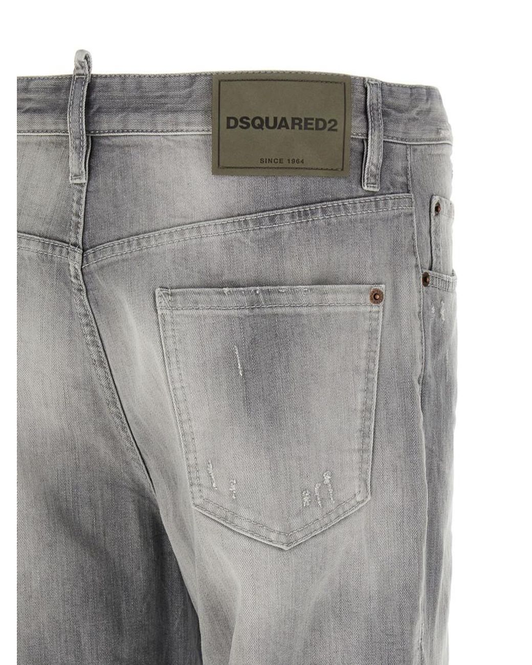 DSquared² Gray '642' Jeans for men