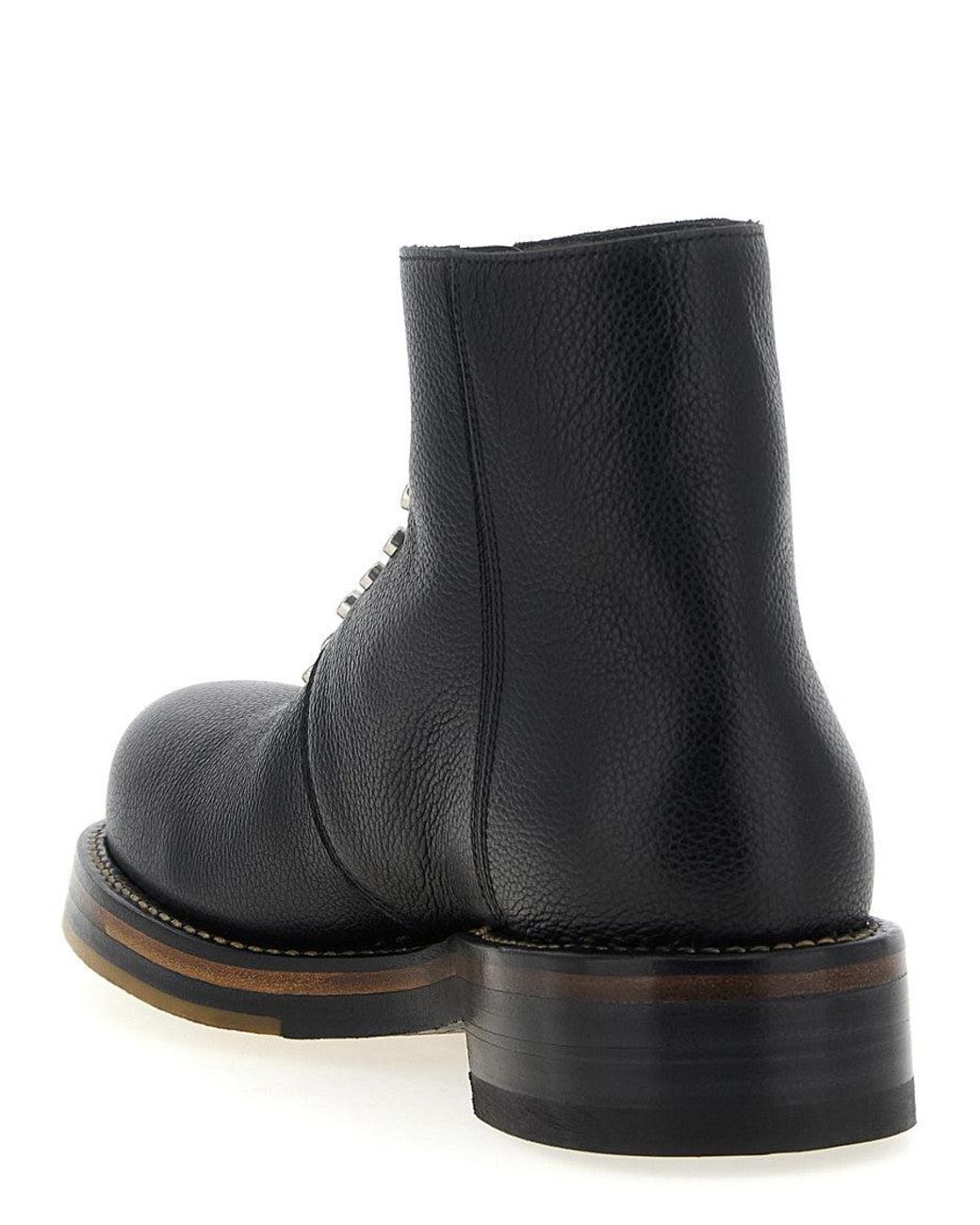McQueen Black Maker Boots for men